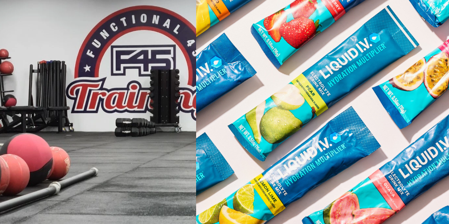 F45 gyms in the fitness market, have already begun leveraging the extended reach of new product sampling methods and channels.