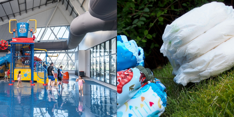 Sample nappies for local families at Splash Aqua Park and Leisure Centre, part of a broader product sampling campaign in Australia designed to support everyday communities and drive meaningful impact through targeted product sampling strategy and distribution in this initiative.